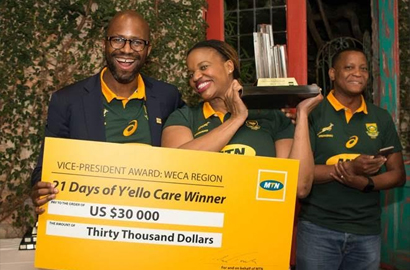 MTN Cameroon, Regional Champion of the 21 Days of Y’ello Care