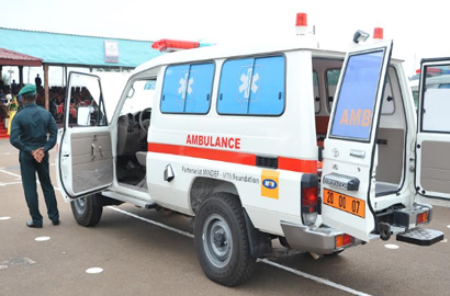 MTN Foundation donates three ambulances in Cameroon