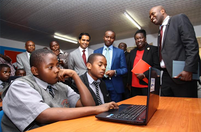 ICT CS launches free Internet for Schools programme in Machakos County   