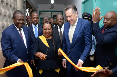 MTN Foundation offers a multimedia centre to Government Technical High School