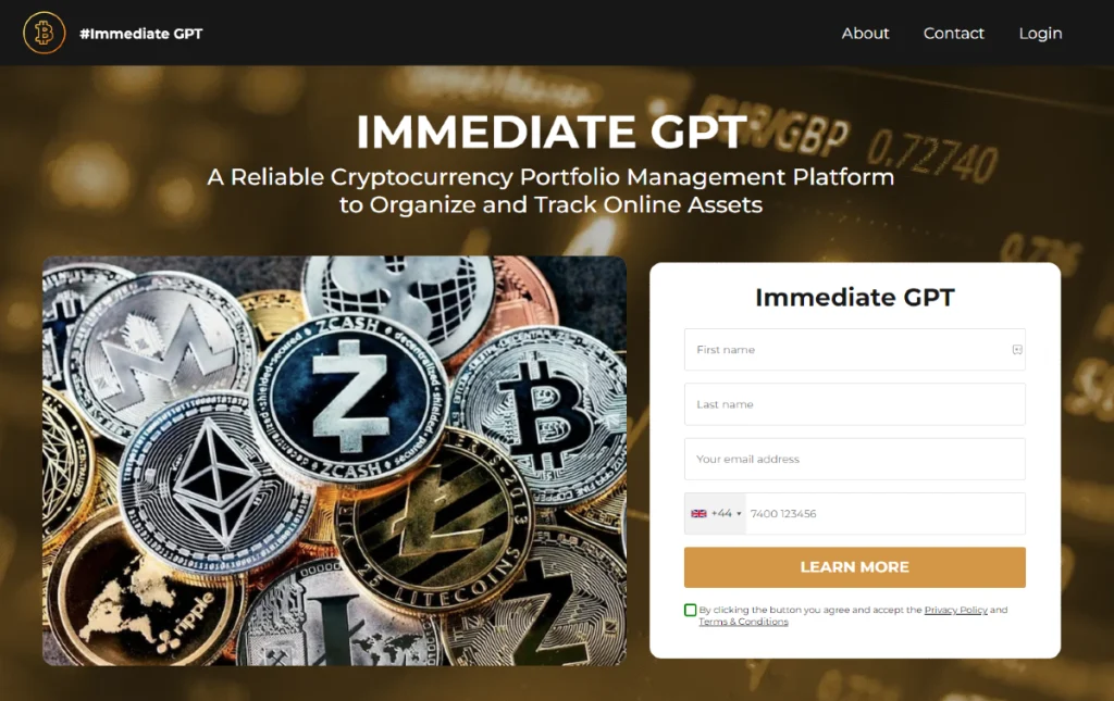 Immediate GPT Website